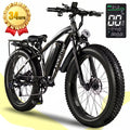 EOEOTWO 1500W Electric Bike 48V 15Ah Battery 26" 4.0 Fat Tire Ebike 34MPH High Speed Mountain Bicycle Off-Road Snow Bike for Adults