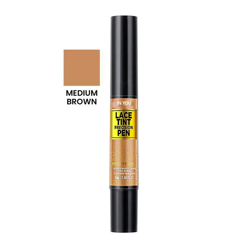 Lace Tint Pen for Wigs Long-Lasting Easy Apply Natural-Looking High Viscosity Hair Tint for All Hair Types a
