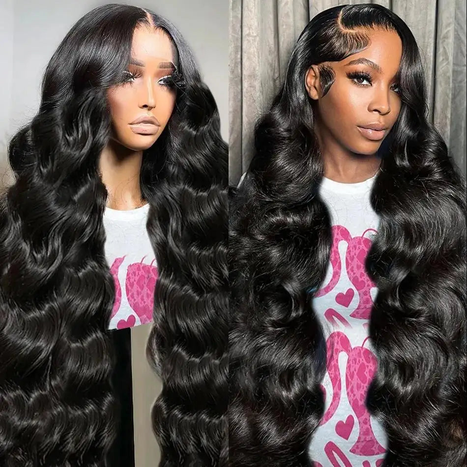 HD Transparent 13x4 13x6 Body Wave Lace Front Wig Pre Plucked 360 Lace Frontal Wig
