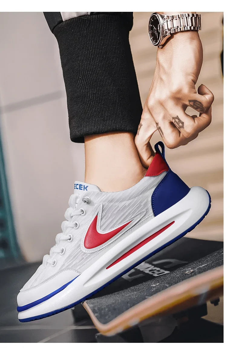 Men's Shoes Summer Breathable Mesh Sports and Leisure Forrest Gump Running Student Versatile Little White Shoes