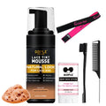 Lace Tint Mouse for Front Wigs And Orange Flavor Wax Stick for Broken Hair Flyaway Control Edge Control Wig Installation Kit Set