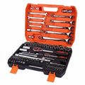 82-Piece Chrome Vanadium Steel Ratchet Wrench Socket Tool Set for Vehicle Repair - Ideal for DIY Enthusiasts, Mechanics, and Car