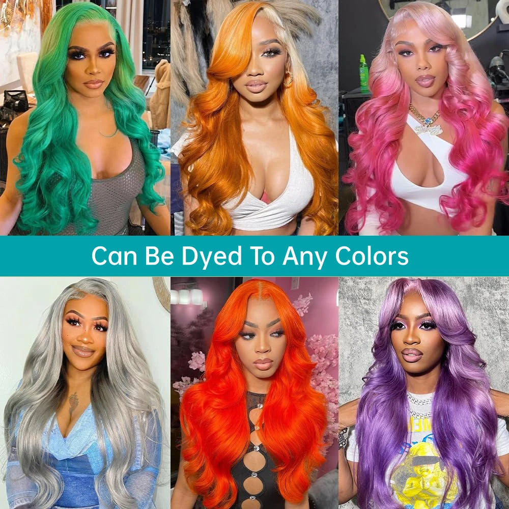 613 13x6 Lace Front Wig Human Hair Body Wave Blonde Lace Frontal Wigs for Women 220 Density Natural Hairline With Baby Hair