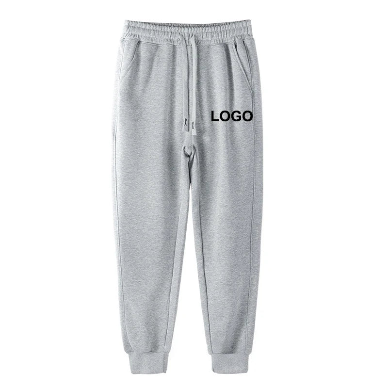 Customized 60% Cotton Sweatpants Men Fashion Personality Printed Relaxed Fit Trousers Womean Casual Elasetic Waist Joggers Pants