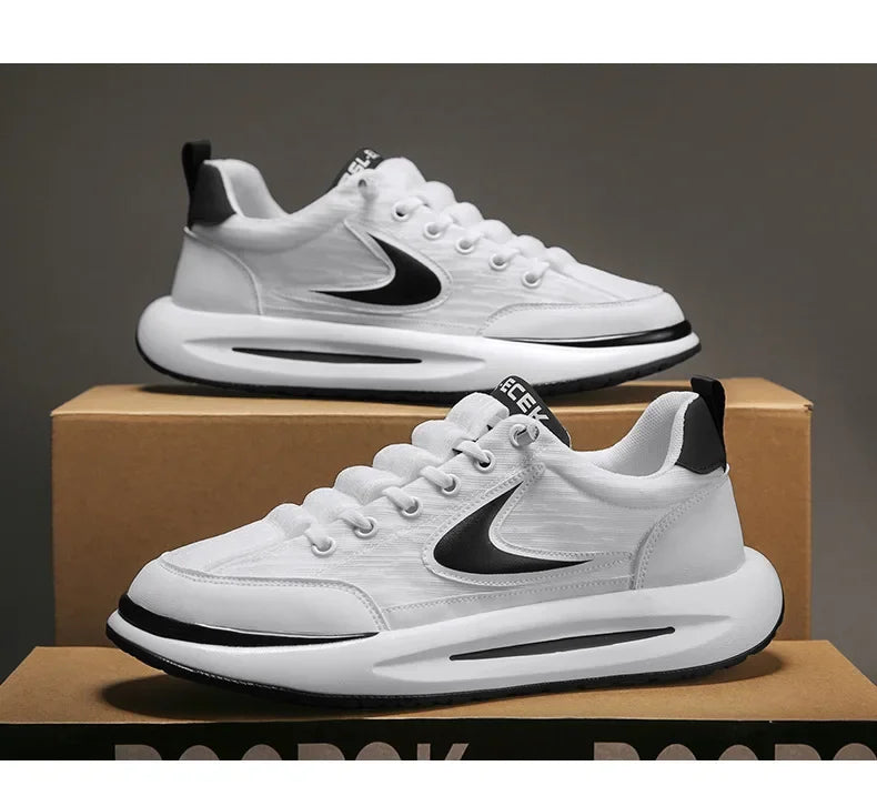 Men's Shoes Summer Breathable Mesh Sports and Leisure Forrest Gump Running Student Versatile Little White Shoes