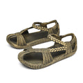 Summer Men's Straw Sandals Comfortable Flat Casual Flip-flop Shoes Men Wear-resistant Sandal for Men Outdoor Beach Shoes Size 47