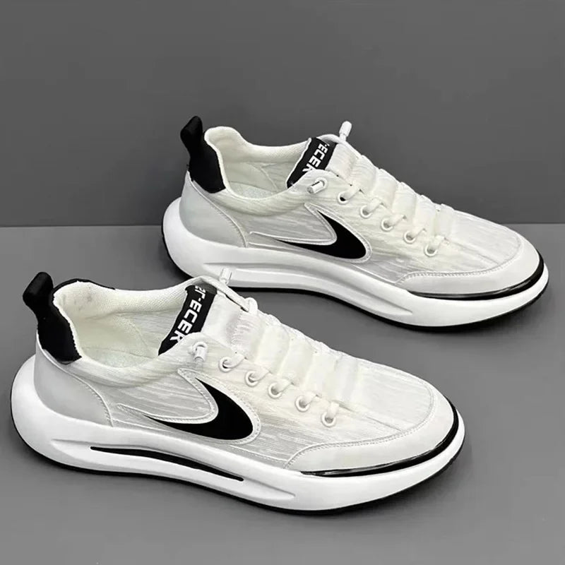 Men's Shoes Summer Breathable Mesh Sports and Leisure Forrest Gump Running Student Versatile Little White Shoes