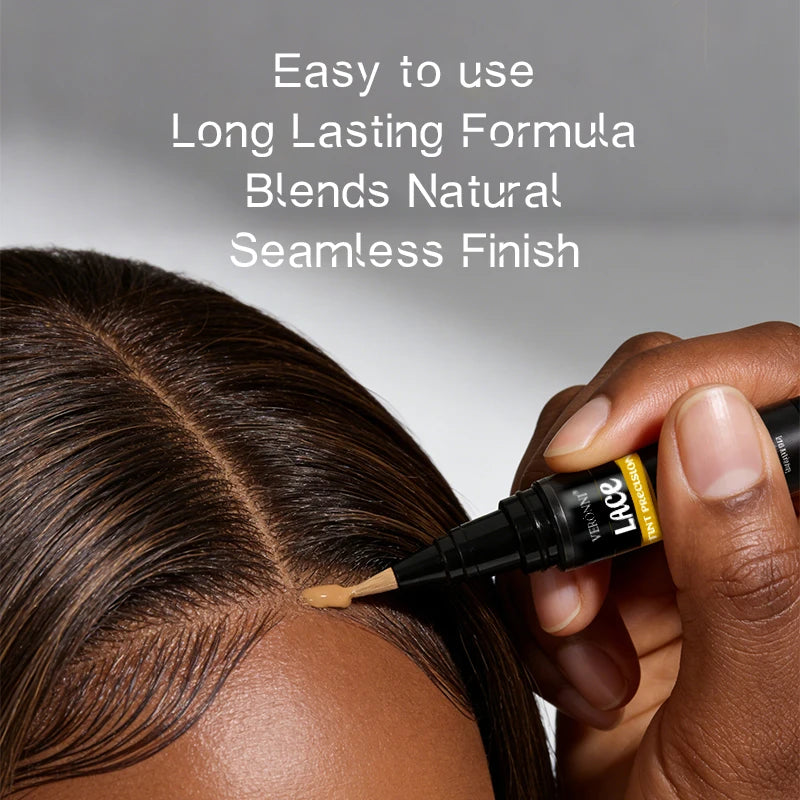 Lasting Lace Tint Precision Pen Wig Lace Dyeing Stick 5ml Wearing Wigs dye pen lace corrective lace net dye pen for lace dyeing