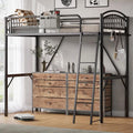 Loft Bed Twin Size, Twin Loft Bed with Bedside Caddy, Convertible Ladder amp FullLength Guardrails, SpaceSaving amp Noise Free
