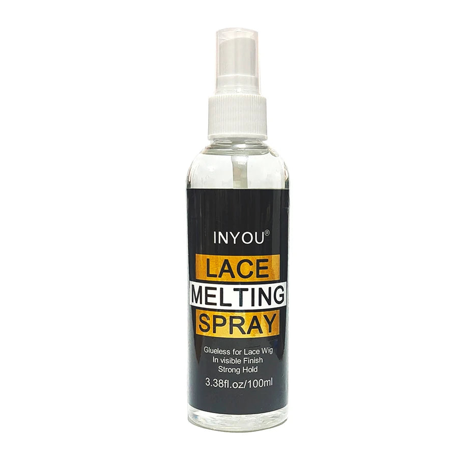100ML Lace Melting and Holding Spray Hair Adhesive for Wigs,  Lace Wig Melting Spray ,Strong Natural Finishing Hold