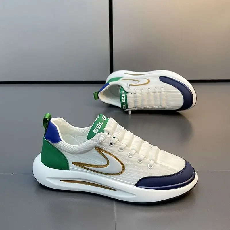 Men's Shoes Summer Breathable Mesh Sports and Leisure Forrest Gump Running Student Versatile Little White Shoes