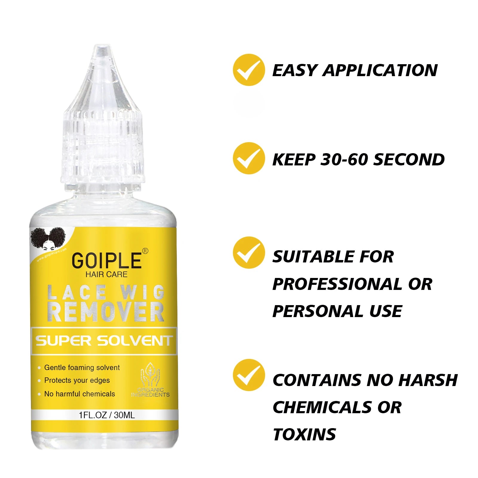 GOIPLE Melting Spray Lace Wig Installation Kit Extra Hold Wig Glue Spray, Waterproof lace glue, Hair Wax stick, Wig Remover