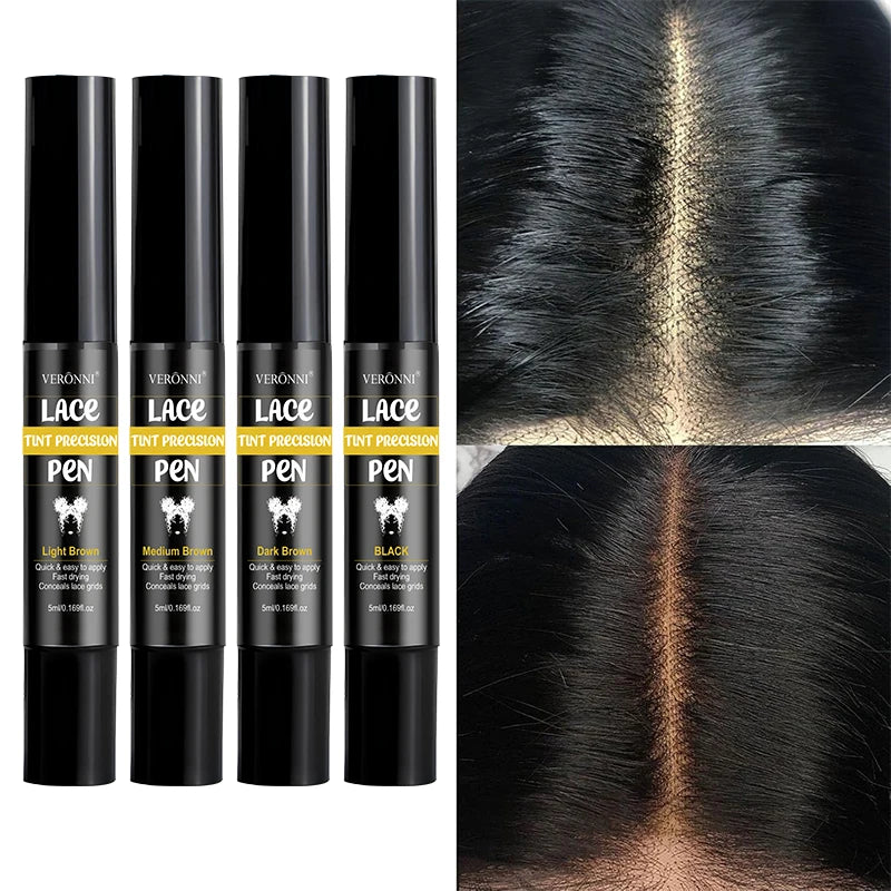 Lasting Lace Tint Precision Pen Wig Lace Dyeing Stick 5ml Wearing Wigs dye pen lace corrective lace net dye pen for lace dyeing