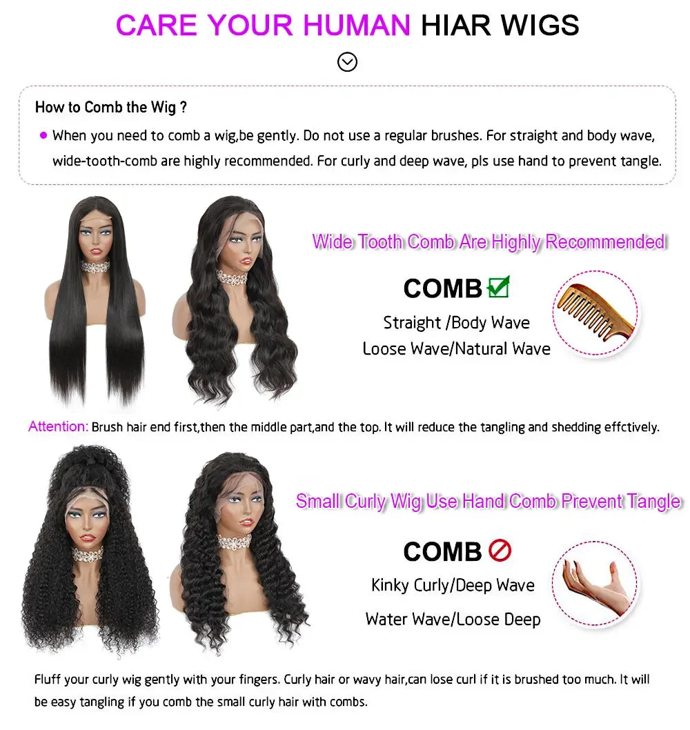 613 13x6 Lace Front Wig Human Hair Body Wave Blonde Lace Frontal Wigs for Women 220 Density Natural Hairline With Baby Hair