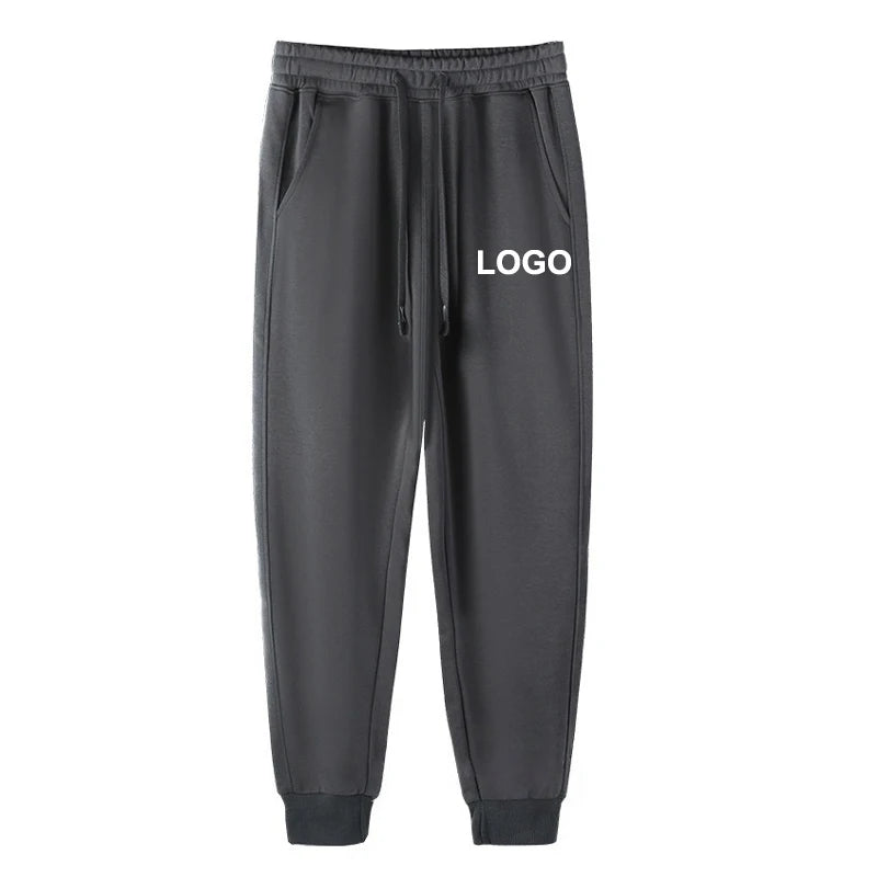 Customized 60% Cotton Sweatpants Men Fashion Personality Printed Relaxed Fit Trousers Womean Casual Elasetic Waist Joggers Pants