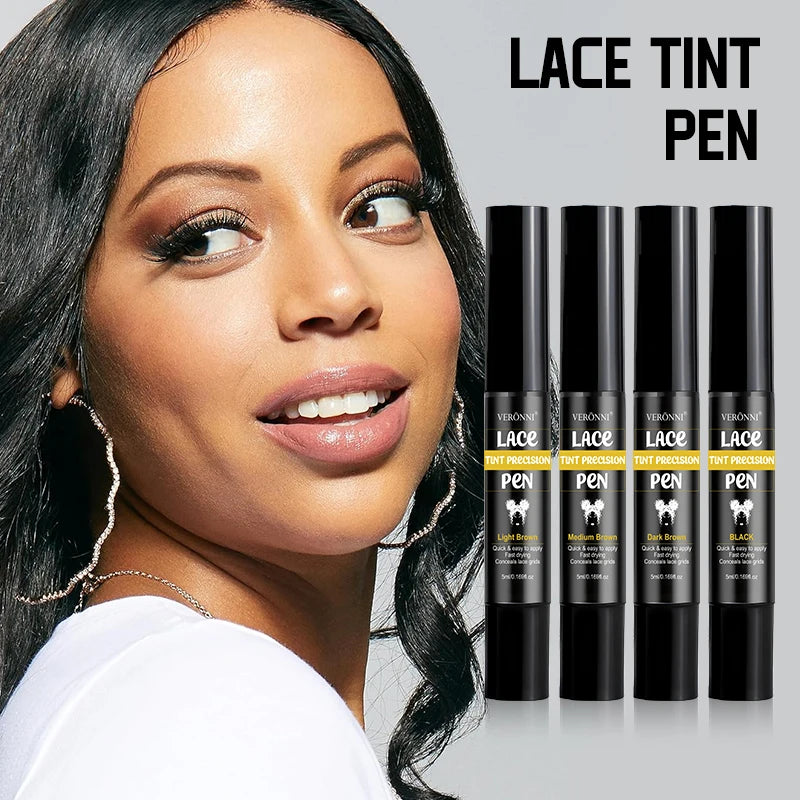 Lasting Lace Tint Precision Pen Wig Lace Dyeing Stick 5ml Wearing Wigs dye pen lace corrective lace net dye pen for lace dyeing