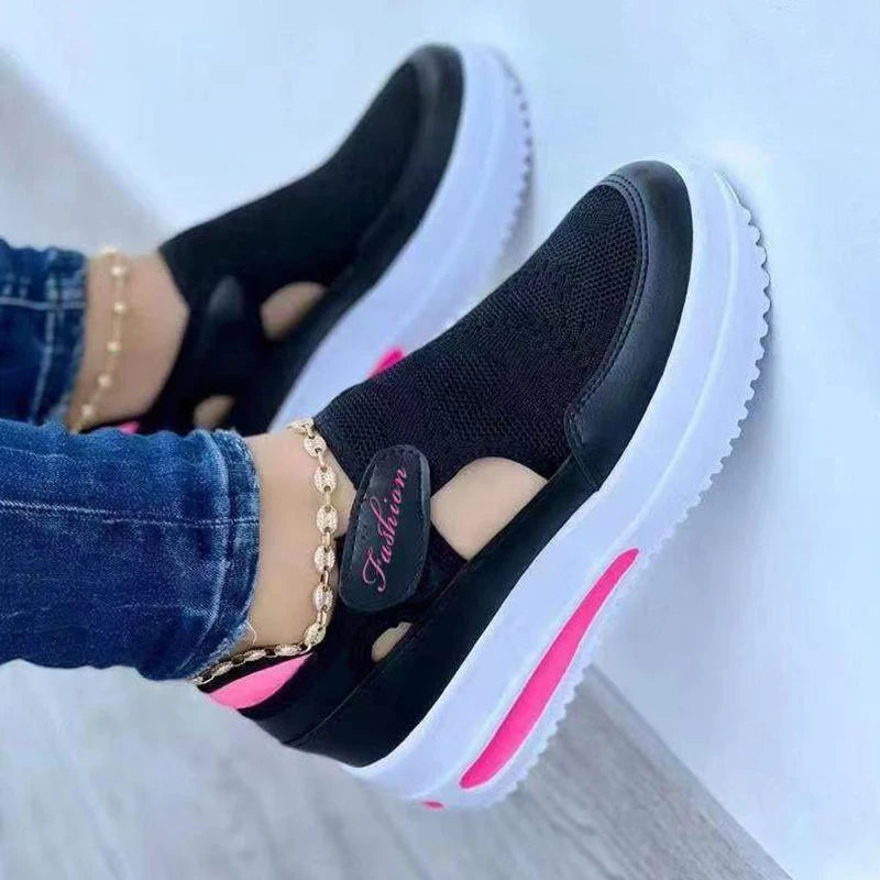 Red Casual Shoes, WOMEN'S Breathable Fashion Brand, Summer WOMEN'S Sandals Platform, Vulcanized Shoes, WOMEN'S New Sports Shoes