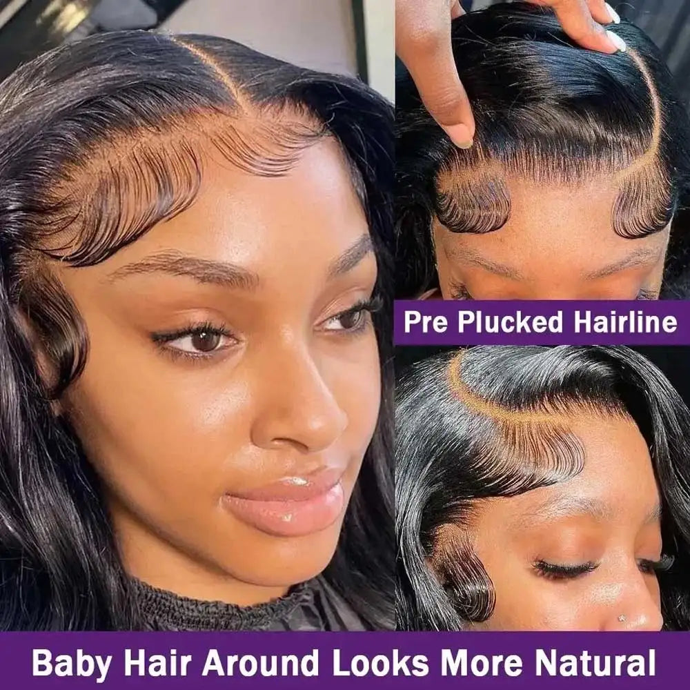 40 42 Inch 250% Wear And Go Glueless Wigs Body Wave Human Hair Wigs 13x4 13X6 Wet and Wavy HD Lace Frontal Wigs For Women