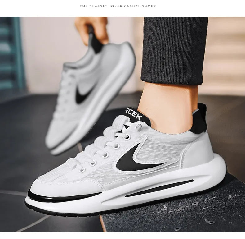 Men's Shoes Summer Breathable Mesh Sports and Leisure Forrest Gump Running Student Versatile Little White Shoes