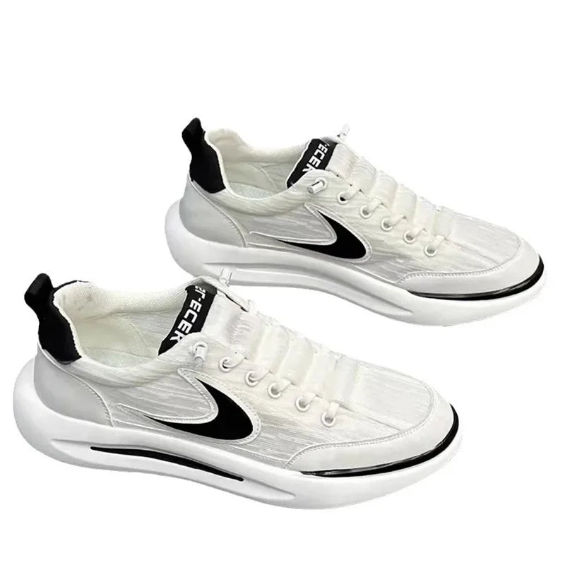 Men's Shoes Summer Breathable Mesh Sports and Leisure Forrest Gump Running Student Versatile Little White Shoes