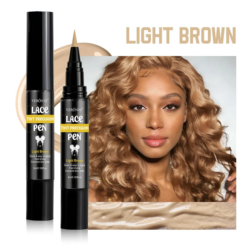 Lasting Lace Tint Precision Pen Wig Lace Dyeing Stick 5ml Wearing Wigs dye pen lace corrective lace net dye pen for lace dyeing