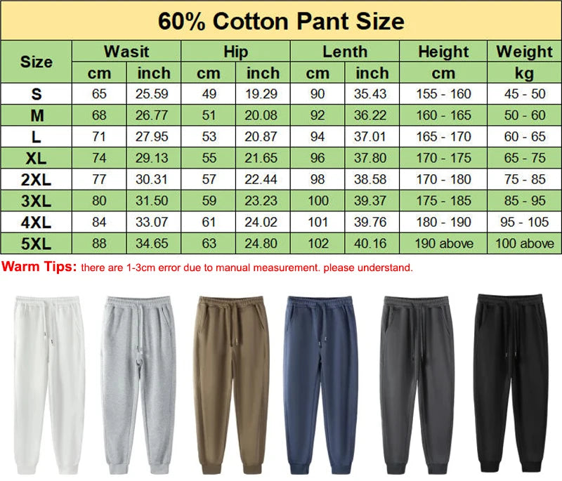 Customized 60% Cotton Sweatpants Men Fashion Personality Printed Relaxed Fit Trousers Womean Casual Elasetic Waist Joggers Pants
