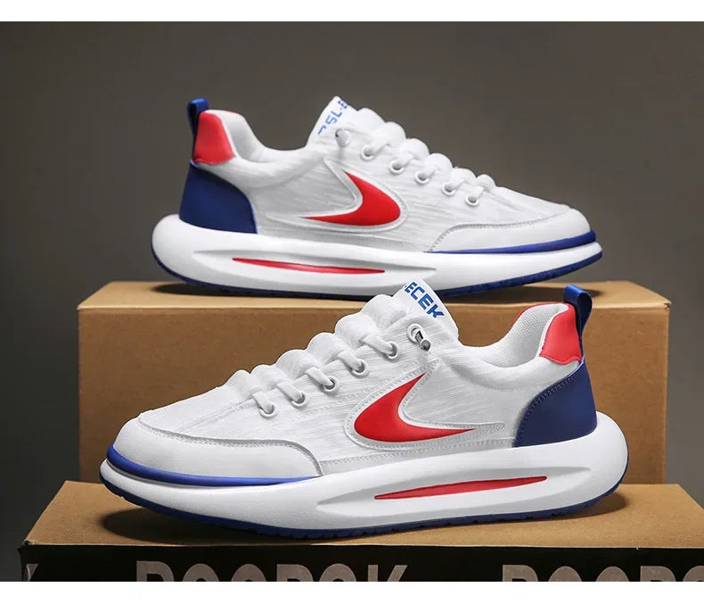 Men's Shoes Summer Breathable Mesh Sports and Leisure Forrest Gump Running Student Versatile Little White Shoes