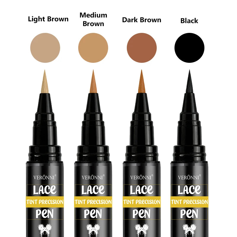 Lasting Lace Tint Precision Pen Wig Lace Dyeing Stick 5ml Wearing Wigs dye pen lace corrective lace net dye pen for lace dyeing