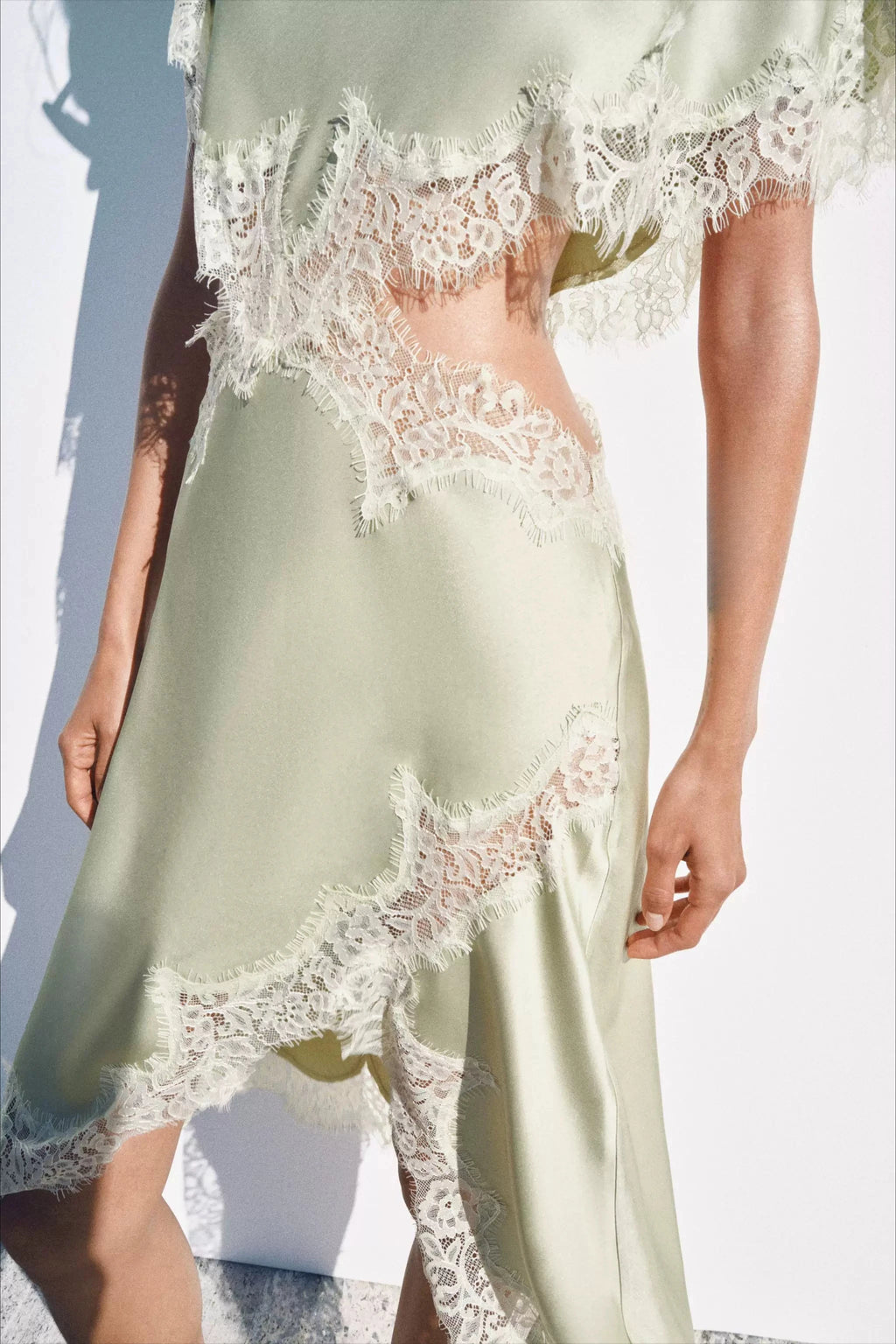 Elegant Solid Waist Hollow Out Woman Dress Lace Trim Cutout Asymmetrical Midi Dress Y2K Lady Sexy Club Party Woman Dress 2026NEW