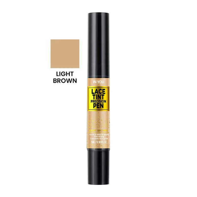 Lace Tint Pen for Wigs Long-Lasting Easy Apply Natural-Looking High Viscosity Hair Tint for All Hair Types a