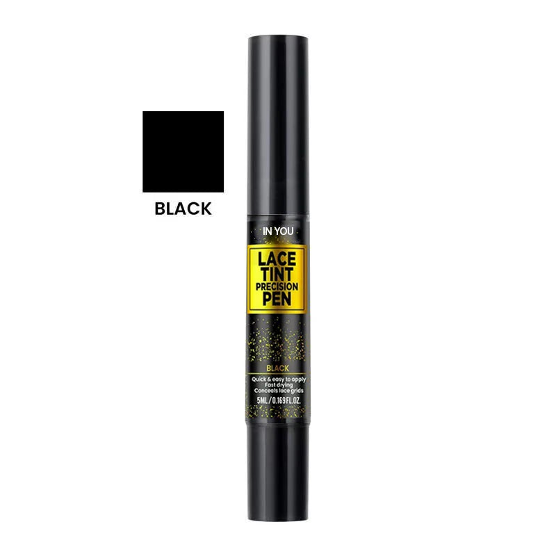 Lace Tint Pen for Wigs Long-Lasting Easy Apply Natural-Looking High Viscosity Hair Tint for All Hair Types a