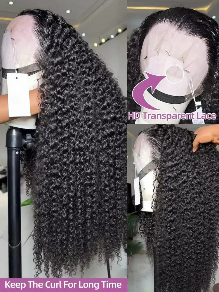 Golden Deep Wave 13x4 13x6 HD Lace Frontal Wigs Human Hair Water Curly Front Wigs 5x5 Glueless Human Hair for Women For Women