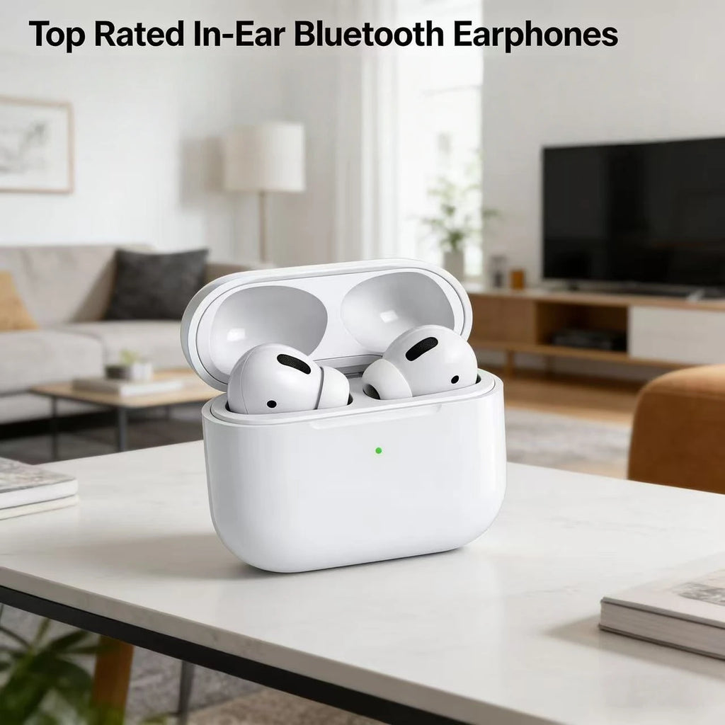 In-Ear Bluetooth Earphones Noise Reduction High Sound Quality Wireless Headsets Ideal for Sports Scenarios.