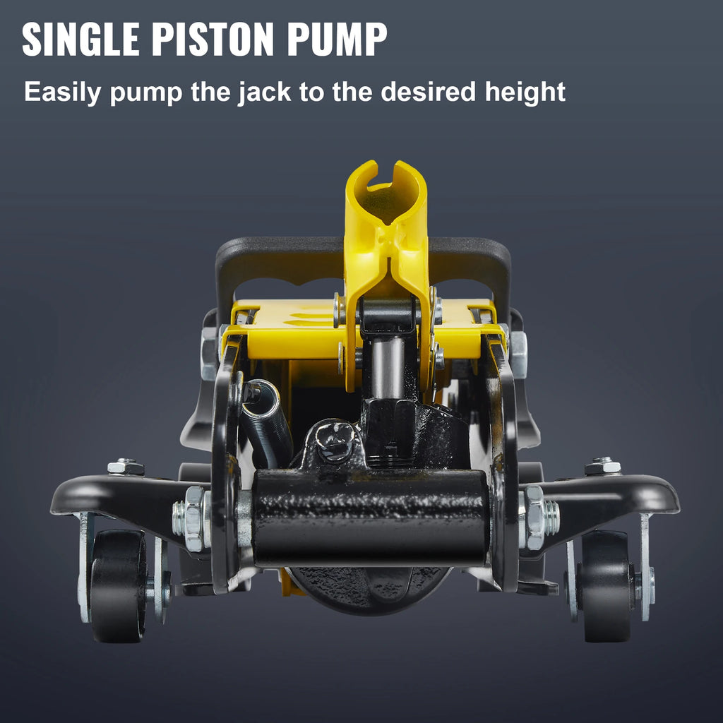 SucceBuy 2.5T Floor Hydraulic Jack Pneumatic Low Profile Floor Jack Heavy-Duty Steel Racing Floor Jack with Piston Lift Pump