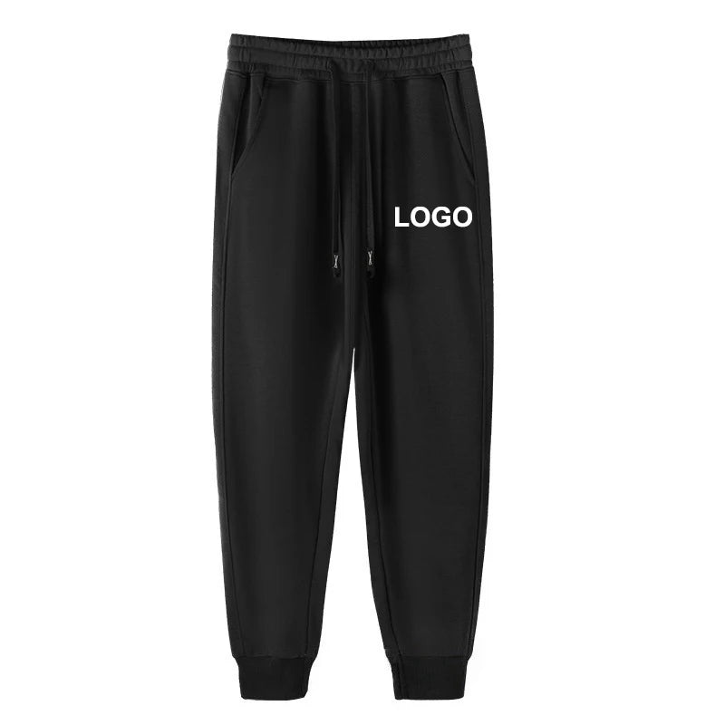 Customized 60% Cotton Sweatpants Men Fashion Personality Printed Relaxed Fit Trousers Womean Casual Elasetic Waist Joggers Pants
