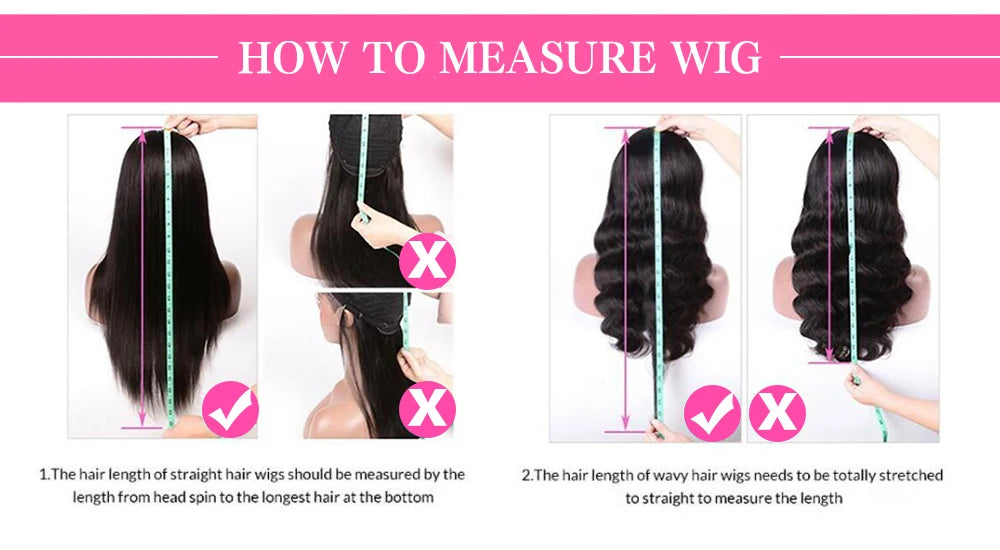 HD Transparent 13x4 13x6 Body Wave Lace Front Wig Pre Plucked 360 Lace Frontal Wig